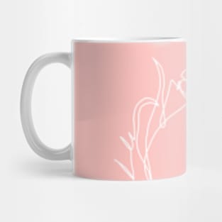 Pink Petal Flower Mug